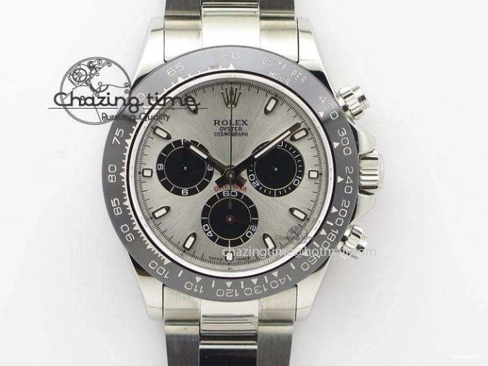 Dial QF Oysterflex Meteorite Strap SA4130 on Best 1:1 Edition Rubber 116515 Daytona 0718